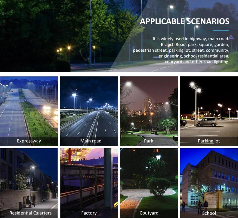 Was sind die verschiedenen Höhen der LED -Straßenleuchten? Und für welche Straßen sind sie jeweils geeignet?